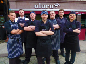 The chefs at Uluru Bar & Grill in Armagh