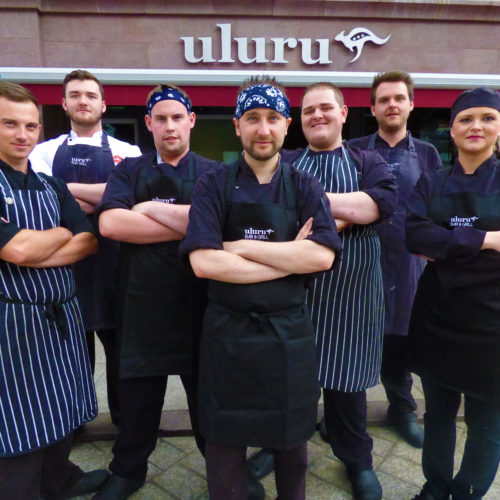 The chefs at Uluru Bar & Grill in Armagh
